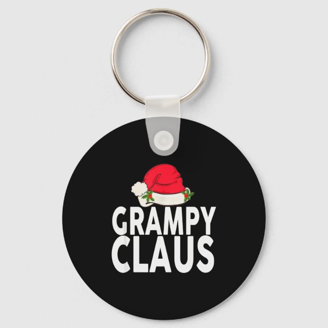 Porte-clés Grampy Claus Christmas Family Group Matching Pajam (Recto)