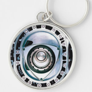 Porte-clés Grand (2,125") porte - clé rotatoire rond de la