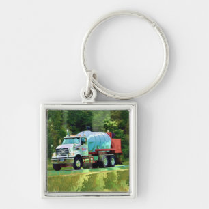 Porte-clés GRAND art d'AMANTS de CAMION de FRET