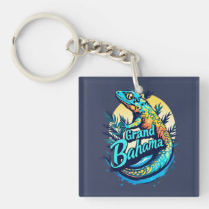 Porte-clés Grand Bahama Caribbean Gecko