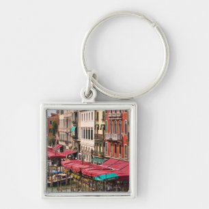 Porte-clés Grand Canal de Venise Italie avec bateaux gondoles