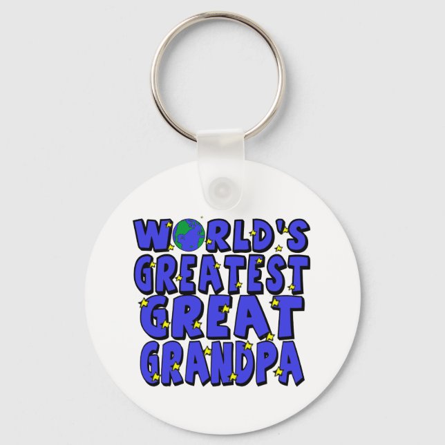 Porte-clés Grand grand-père du monde (Recto)