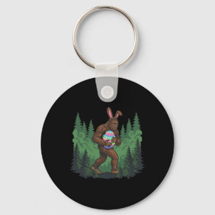 Porte-clés Grand Lapin de Pâques Sasquatch Chasse aux œufs dr