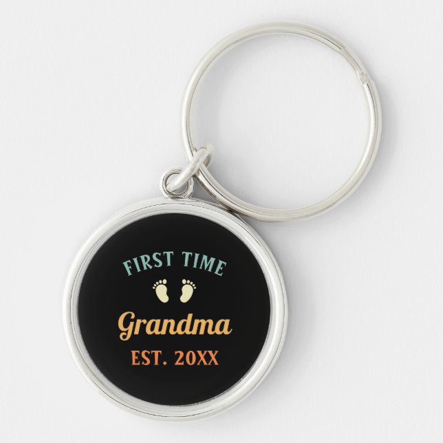 Porte-clés Grand-mère Abuela Nonna Grammy Première Grand-mère (Devant)