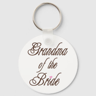 Porte-clés Grand-mère de la mariée Classy Browns