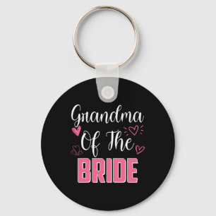 Porte-clés Grand-mère de la mariée, famille, fête de mariage,