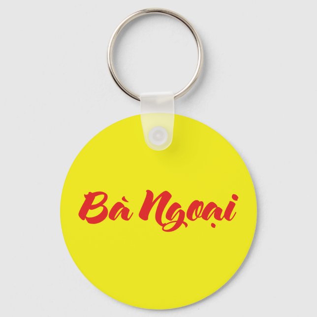 Porte-clés Grand-mère vietnamienne (maternelle) - Bà Ngotchi (Recto)