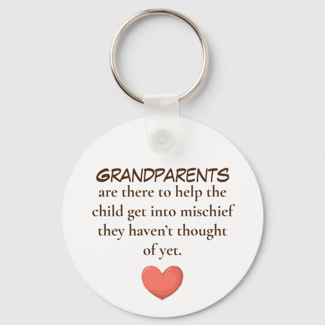 Porte-clés Grand-parent - porte - clés malveillants (Recto)