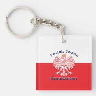 Porte-clés Grand-père de l'aigle texan polonais