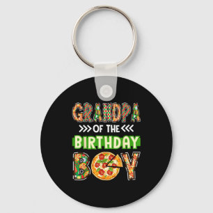 Porte-clés Grand-père du garçon d'anniversaire garçon amateur