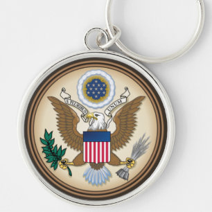 Porte-clés Grand Sceau des États-Unis (original)