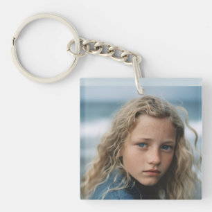 PORTE-CLÉS GRANDE PHOTO PERSONNALISÉE