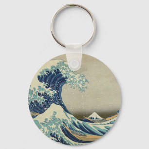 Porte-clés Grande vague au large de Kanagawa