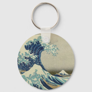 Porte-clés Grande vague de Kanagawa Mont Fuji Japon