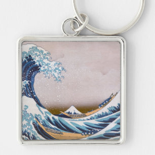 Porte-clés Grande vague de tsunami au Japon Kanagawa par Hoku