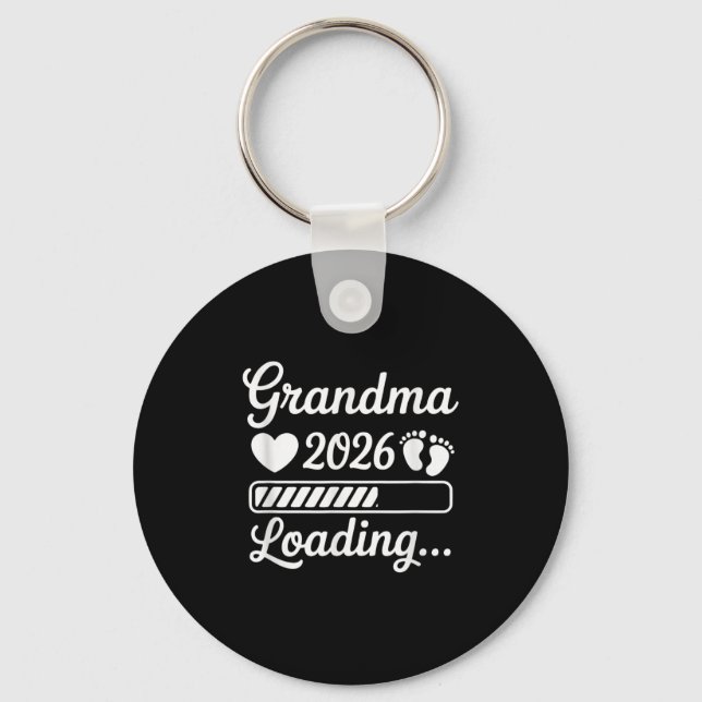 Porte-clés Grandma 2026 Loading Pregnancy Announcement New Gr (Recto)