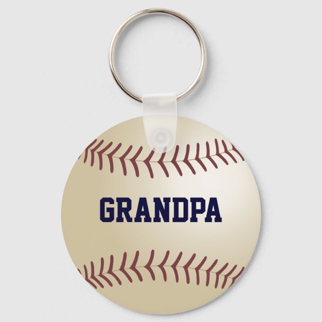 Porte-clés Grandpa Baseball Keychain (Recto)