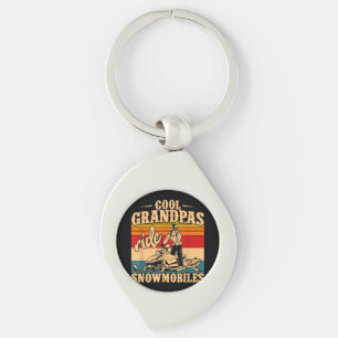 Porte-clés Grandpas cool randonnée Motoneige Motoneige Motone