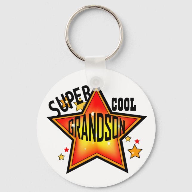 Porte-clés Grandson Super Cool Star Funny Porte - clé (Recto)