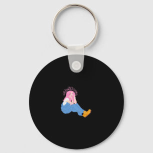 Porte-clés graphique artistique de cerf