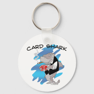Porte-clés Graphique de requin de carte