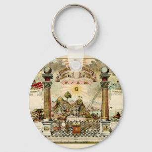 Porte-clés Graphique électronique Freemason