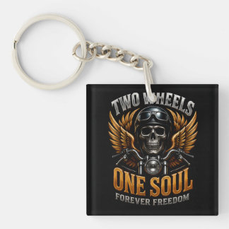 Porte-clés Graphisme de liberté pour motards 🦅 🏍️