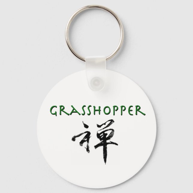 Porte-clés Grasshopper avec le symbole "Zen" (Recto)