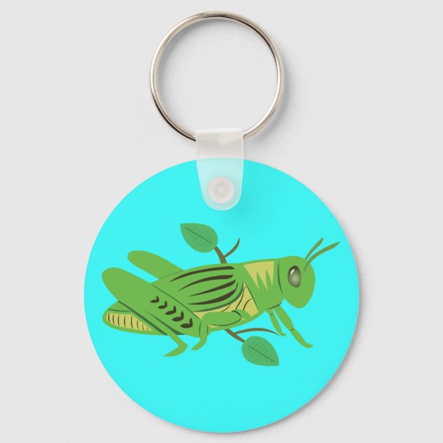 Porte-clés Grasshopper vert (Recto)