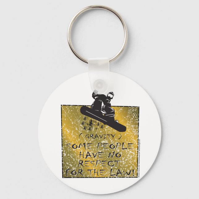 Porte-clés Gravity Snowboarder (Recto)