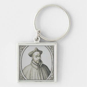 Porte-clés Gravure de Saint Ignace de Loyola Art Antique