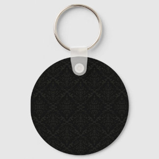 Porte-clés Grayish Damask motif sur arrière - plan foncé