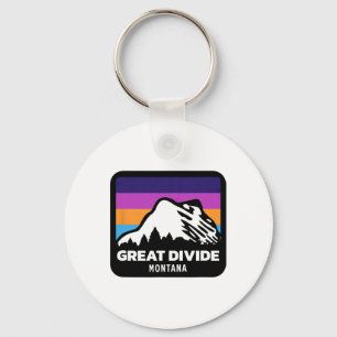 Porte-clés Great Divide Montana Ski Snowboard Famille Sk