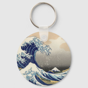 Porte-clés Great Wave Kanagawa Japanese Painting