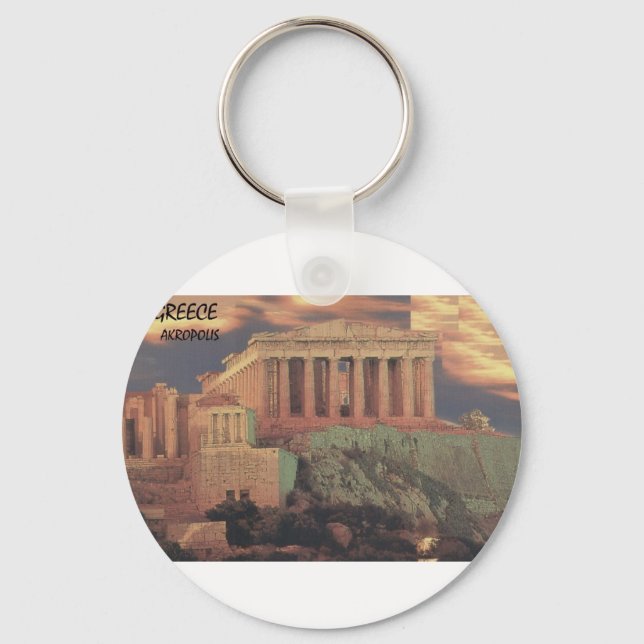 Porte-clés Grèce Athènes Parthénon Nuages (St.K. (Recto)