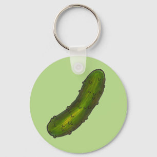 Porte-clés Green Dill Pickle Foodie Kosher Deli Pickles