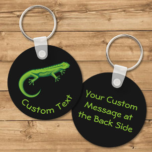 Porte-clés Green Lizard Keychain