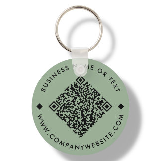 Porte-clés Green | Porte - clé de code QR personnalisé profes