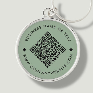 Porte-clés Green | Porte - clé de code QR personnalisé profes