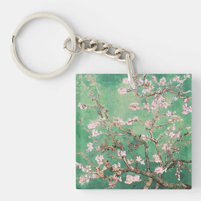 Porte-clés Green Van Gogh Almond Blossoms (Devant)