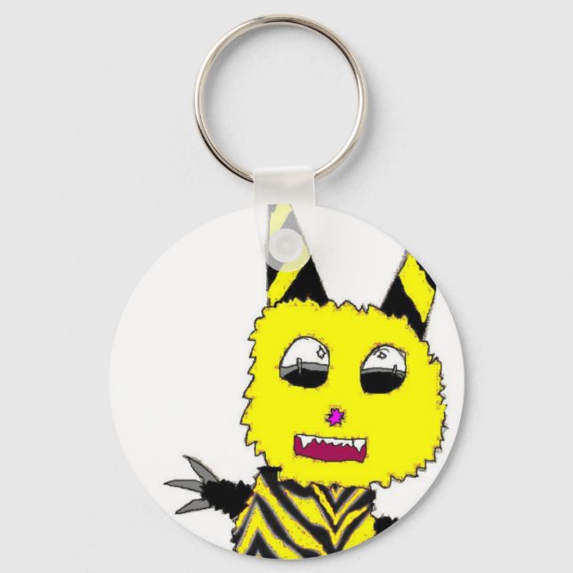 Porte-clés Gremlin jaune (Recto)