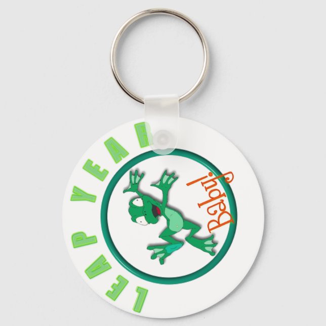 Porte-clés grenouille en cercle (Recto)