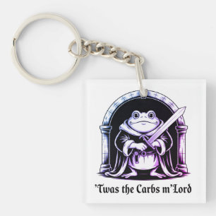 Porte-clés  Grenouille mignonne avec un design de blague sur 