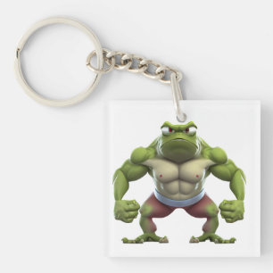 Porte-clés Grenouille musculaire, Forte grenouille musculaire