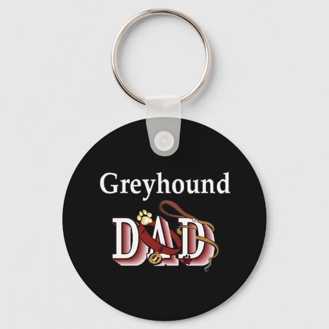 Porte-clés greyhound papa Porte - clé (Recto)