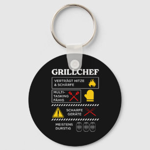 Porte-clés Grillchef Grillen Chef Barbecue BBQ Grilling Cadea