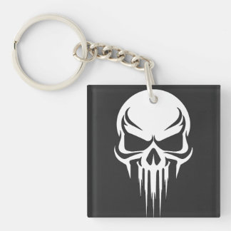 Porte-clés Grim Specter Dripping Skull Graphic