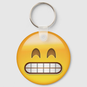 Porte-clés Grimacerie du visage avec les yeux de sourire