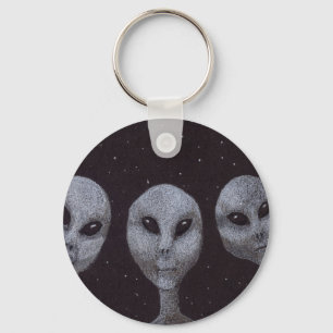 Porte-clés Gris Alien