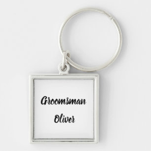 Porte-clés Groomsman Gift Custom Name Gifts Wedding 